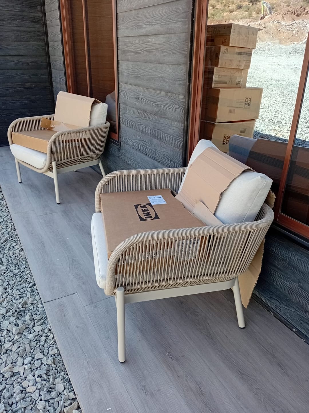 Customer photo review of Sofá 1C Porto Belo Beige