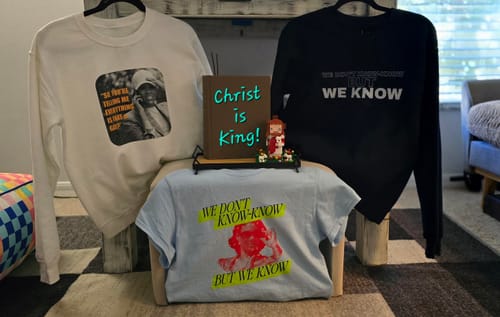 Customer photo review of We Know Crewneck