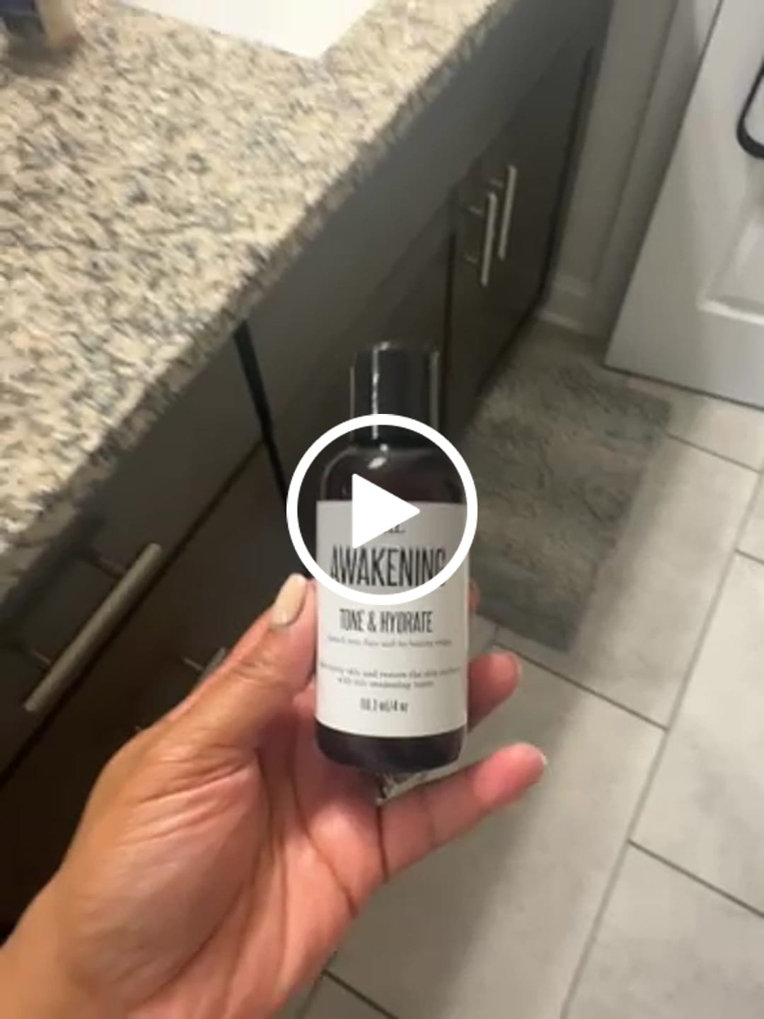 Customer video review of Hydrating Serum for Dry Skin