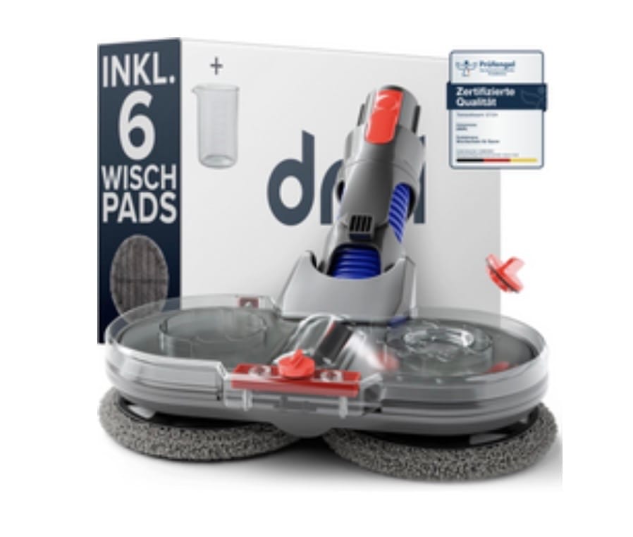 Customer photo review of Elektrischer Wischaufsatz passend für Dyson (inkl. 6 Wischpads)