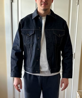 Customer photo review of Lot 601 1969 Model 3rd Selvedge Denim Jacket