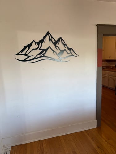 Customer photo review of Yosemite Mountain Range - Wall Art