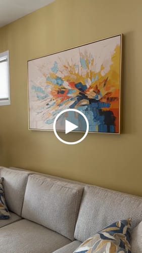 Customer review photo for COLORFUL PAINTING #CA121