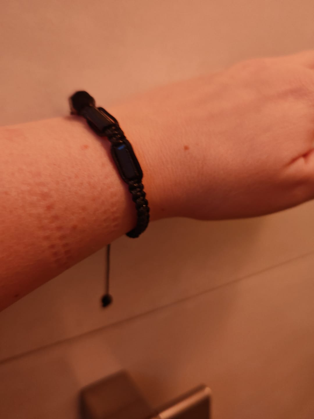 Customer photo review of Turmalin Armband - Unbearbeitet
