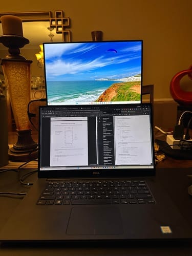 Customer photo review of 16” Portable Monitor + Stand