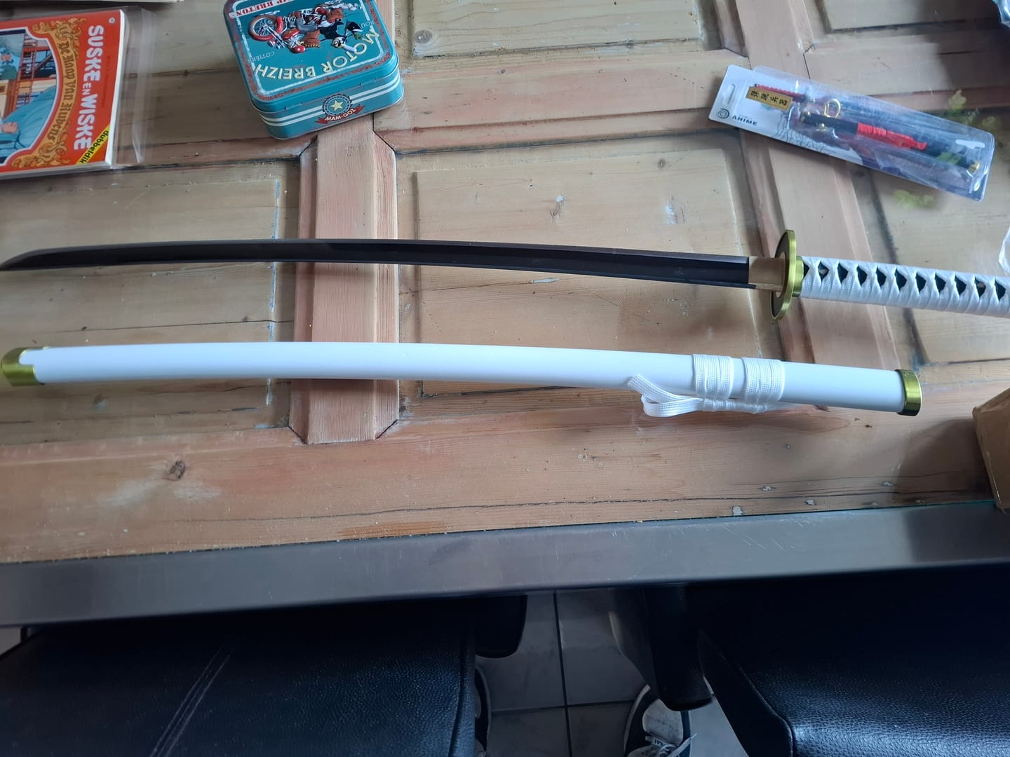 Customer photo review of Wado Ichimonji sword (SHARP)