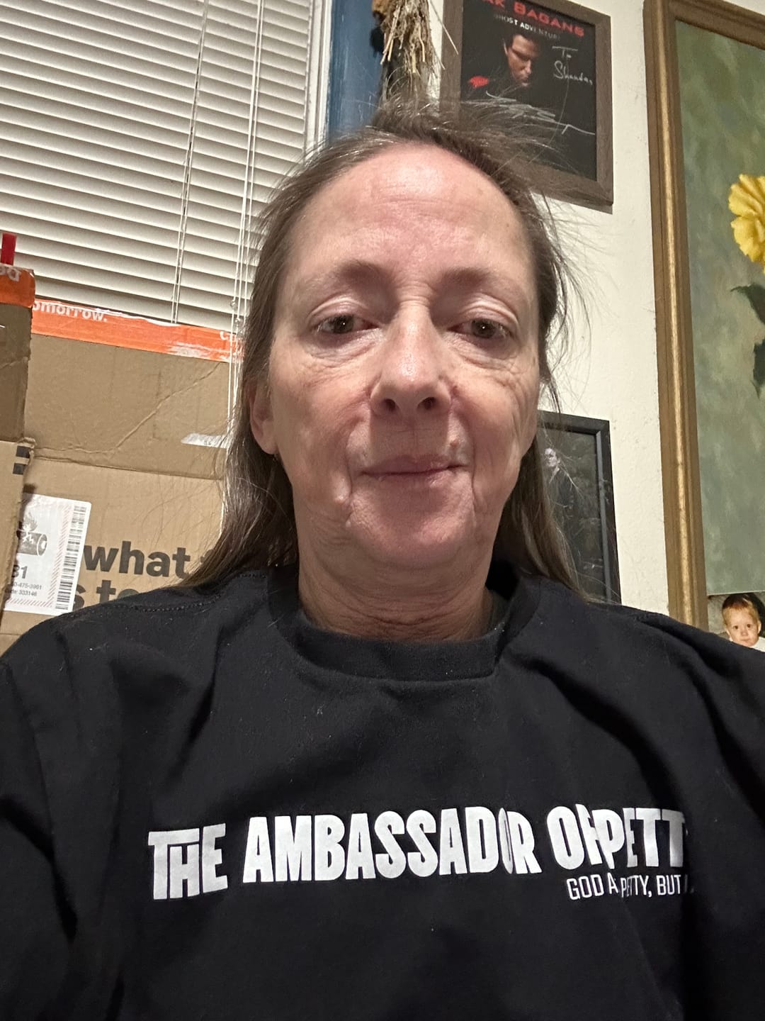 Customer photo review of The Ambassador of Petty Unisex Tee