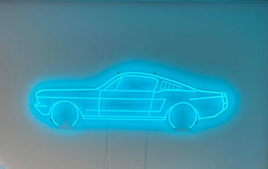 Customer photo review of Your Custom Car Led Silhouette