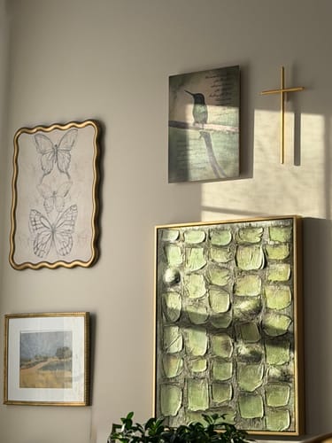 Customer photo review of Wabi-Sabi Wall Art #TX353