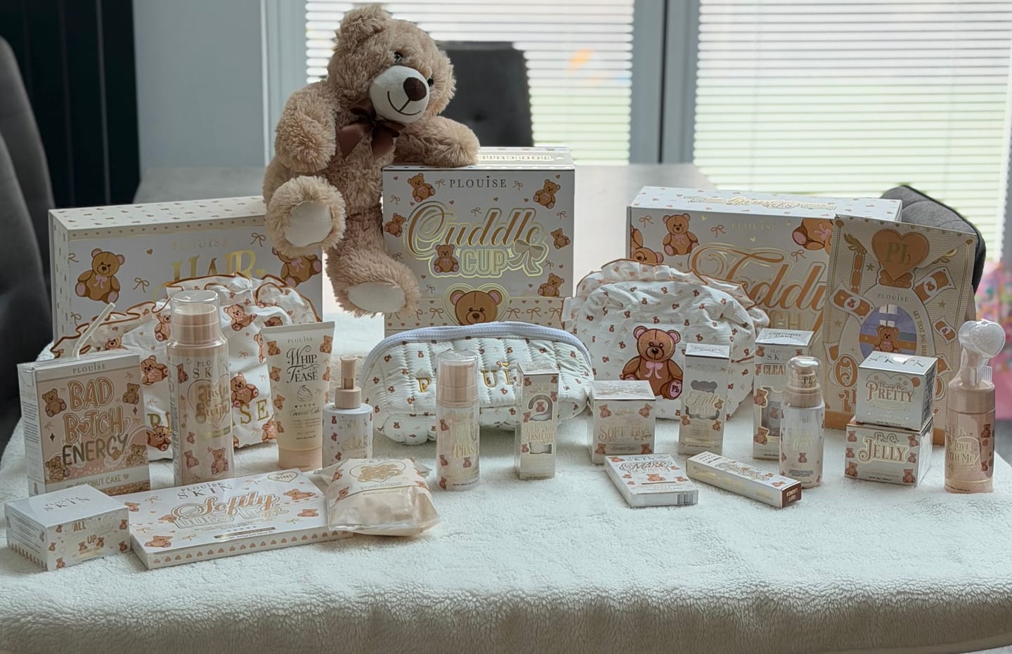 Customer photo review of Hair To The Throne Teddy Edition Haircare Set