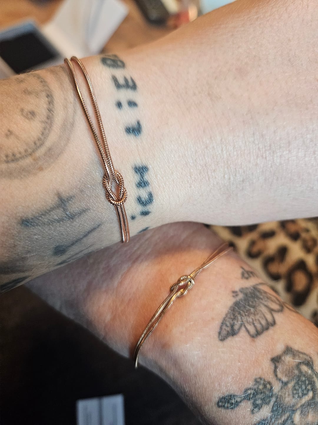 Customer photo review of Verbindungsknoten Armband