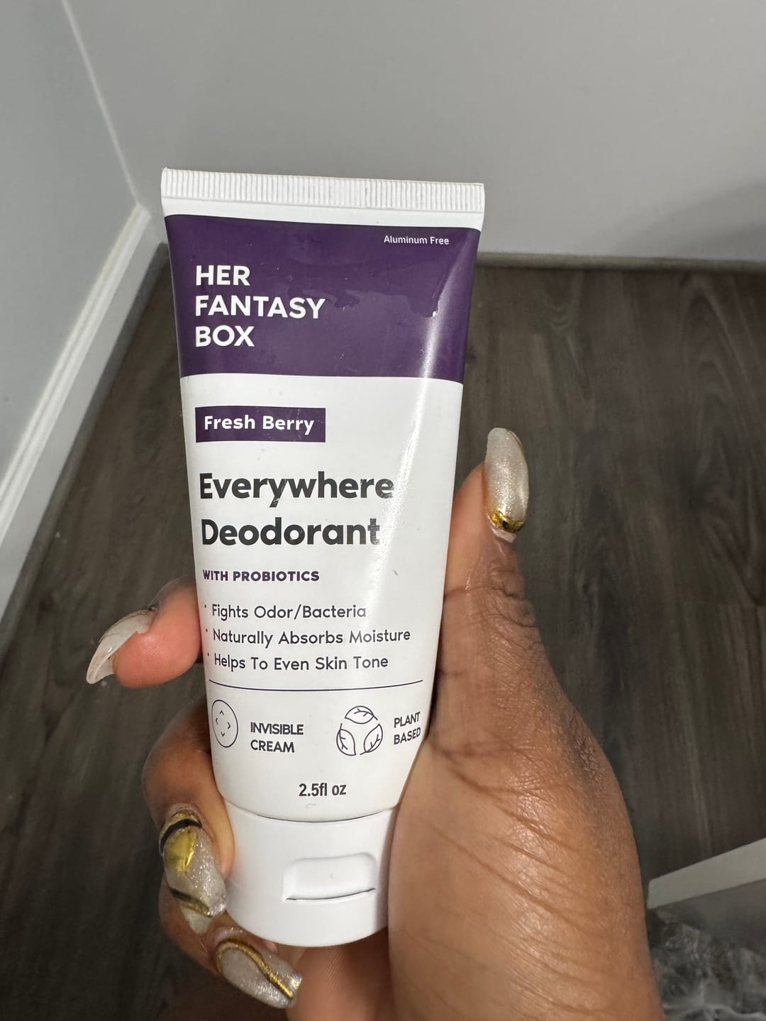 Customer photo review of Everywhere Deodorant (Berry) - Long Lasting Odor Block