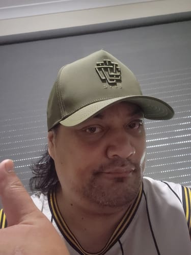 Customer photo review of LVCO Midnight Mint A-Frame Snapback