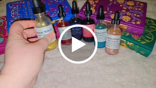 Customer video review of Romantasy Bath & Body Oil