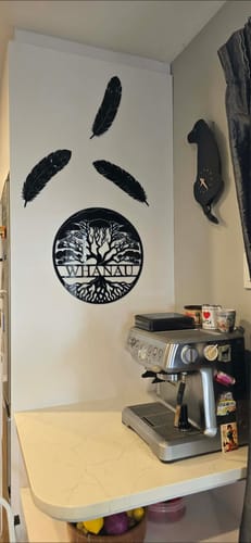 Customer photo review of Personalised Pohutukawa Tree of Life