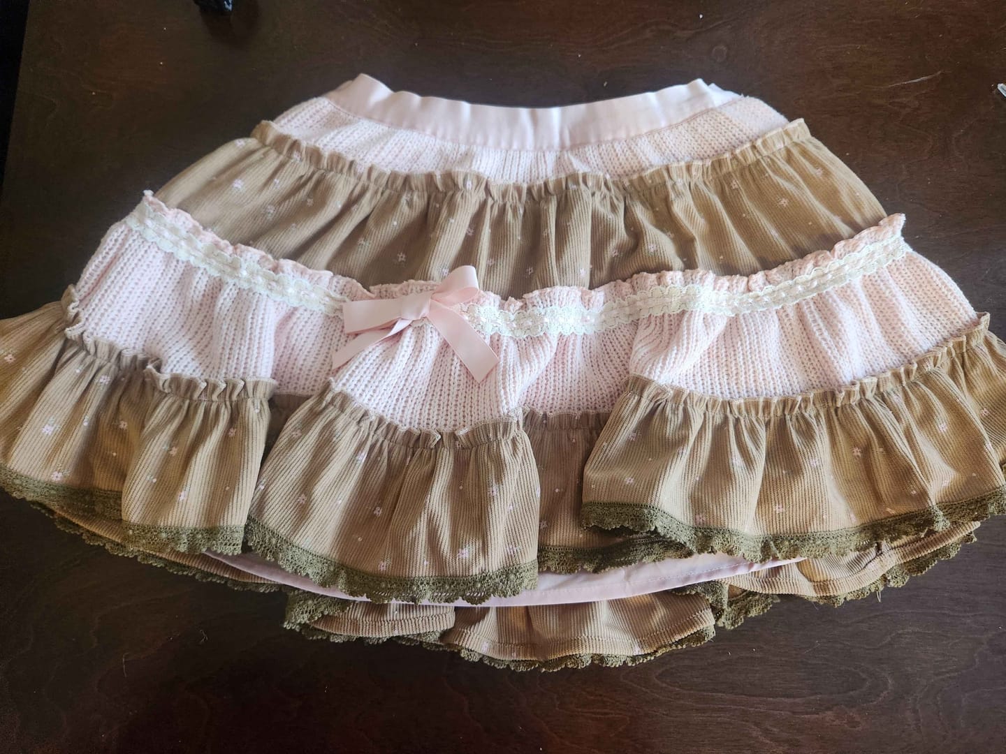 Customer photo review of Rose Island Strawberry Brownie Mini Skirt