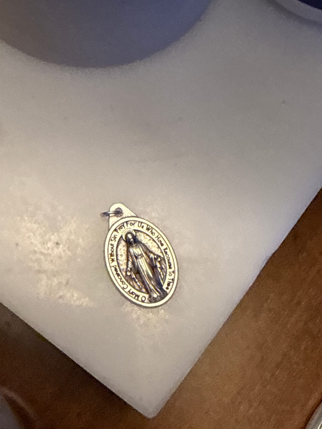 Customer photo review of Miraculous Medal