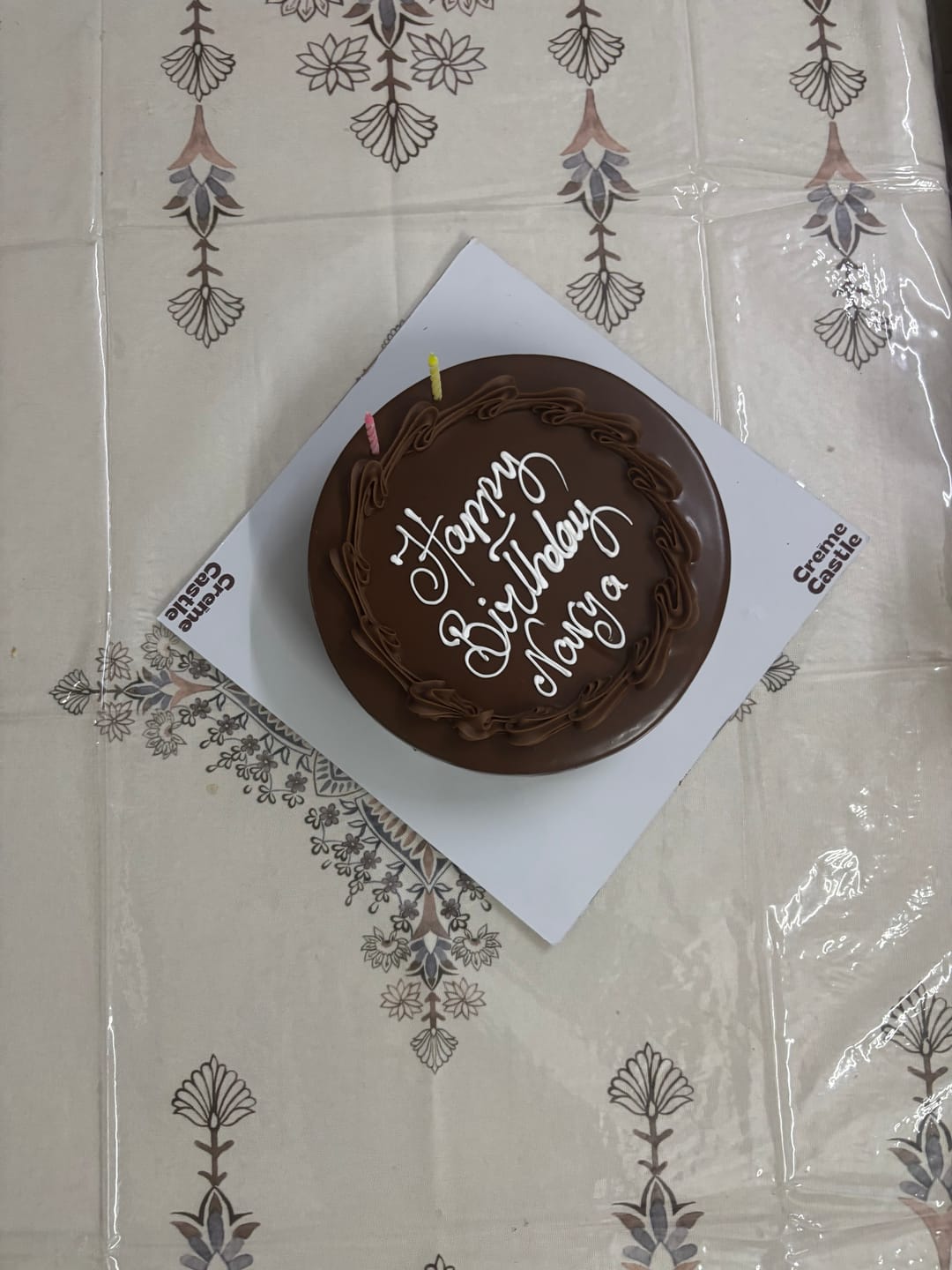Customer photo review of Classical Dairy Milk Cake