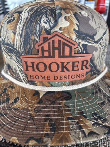 Customer photo review of Custom Leather Patch Rope Hat - Richardson 256P UMPQUA
