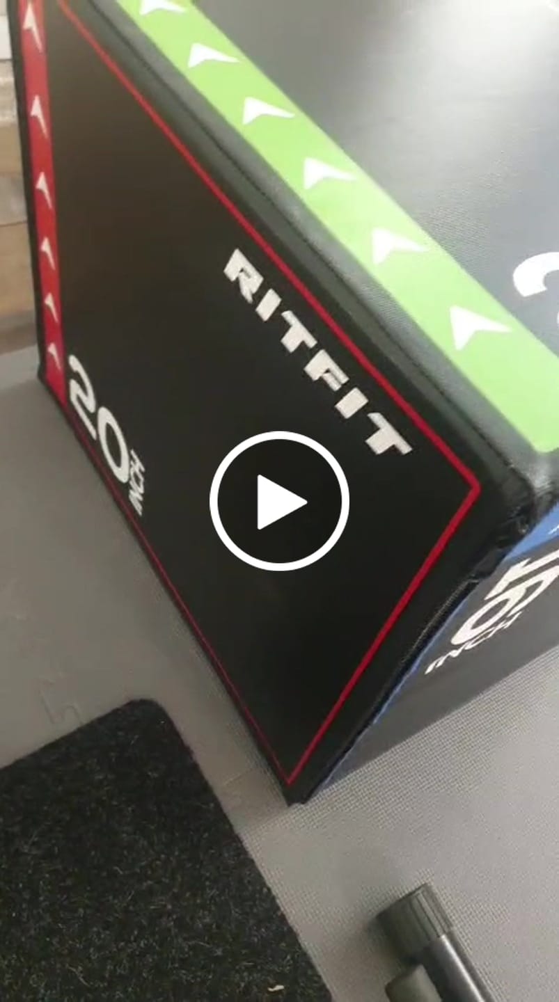 Customer video review of RitFit 3-in-1 Plyo Box Soft Foam Box Jump Platform
