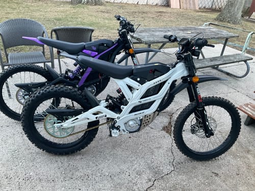 Customer photo review of 79Bike Falcon GT, 72V Electric Dirt Bike