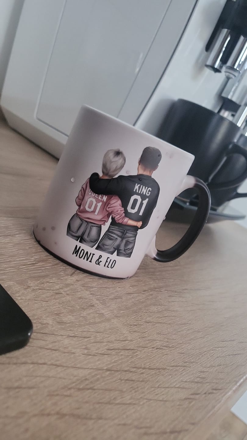 Customer photo review of Jeden Tag - Paar-Tasse
