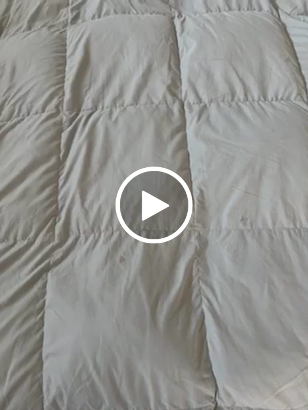 Customer video review of Organic Cotton Goose Down Comforter