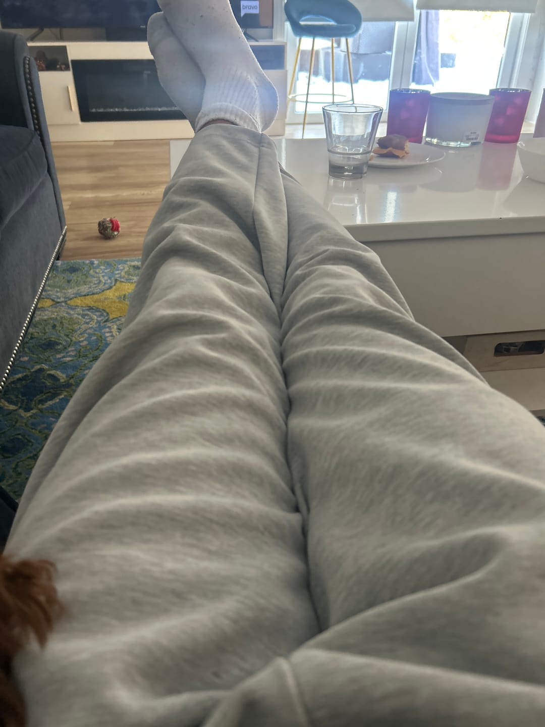 Customer photo review of 2141 - Soft AF No Cuff Sweats
