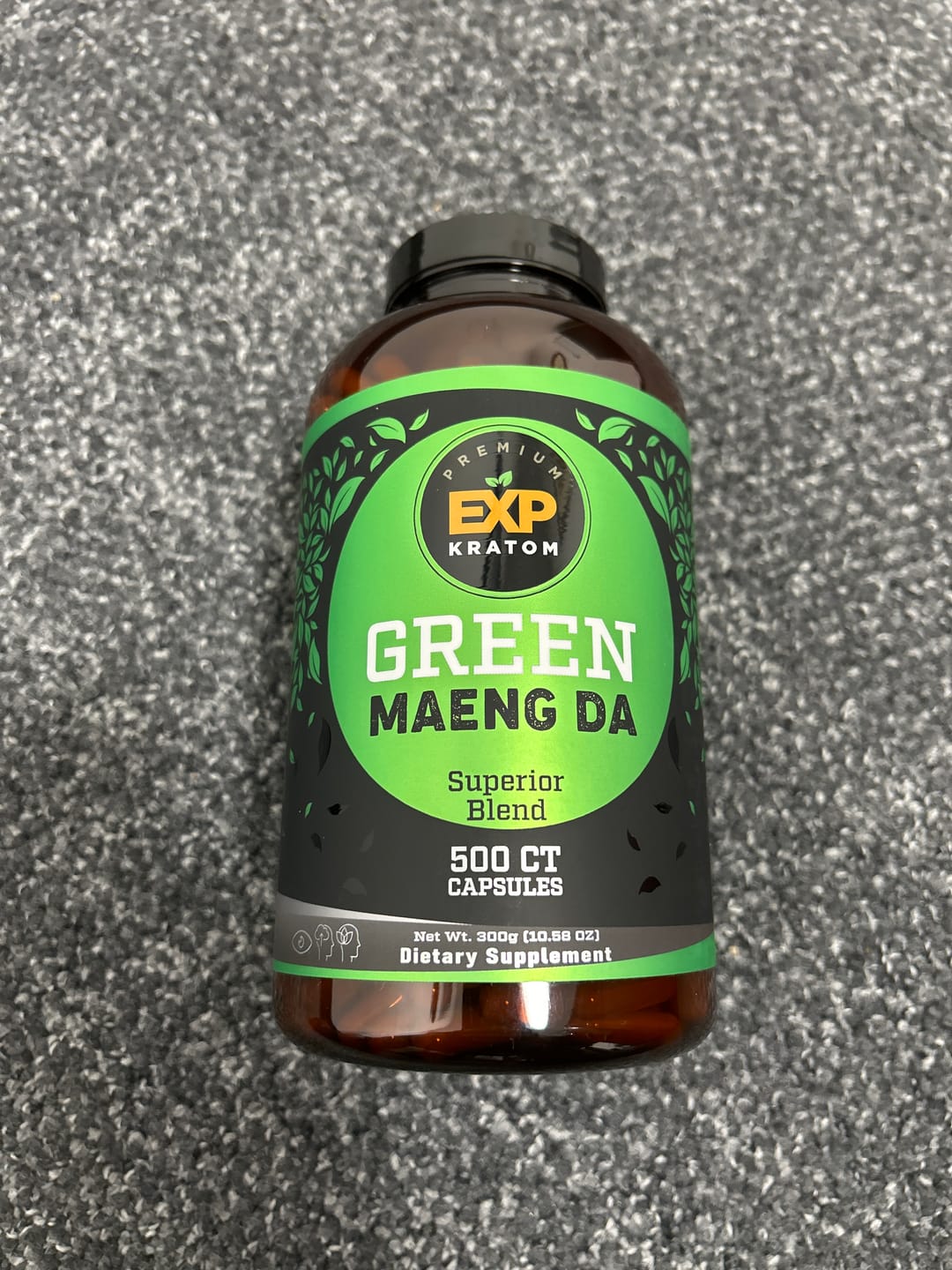 Customer photo review of EXP Premium Green Maeng Da Blend Capsules