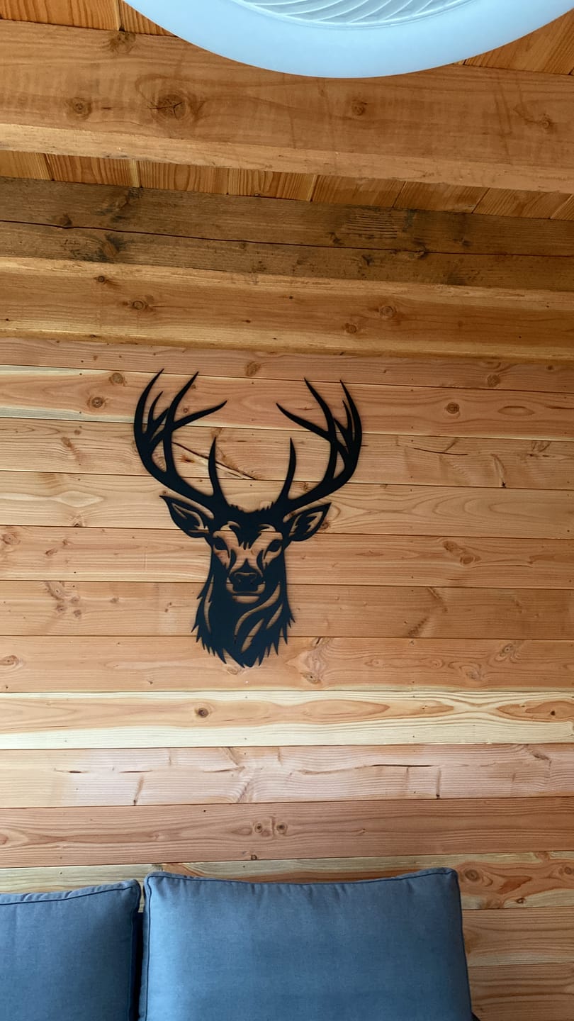 Customer photo review of Décoration Murale en Métal - Tête de cerf