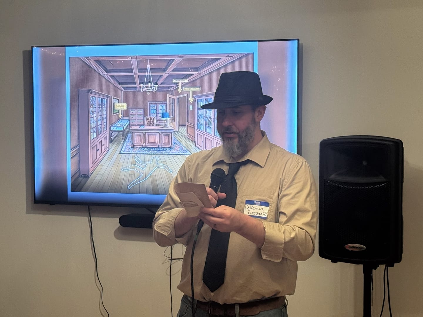 Customer photo review of 1920s Murder Mystery Game Kit