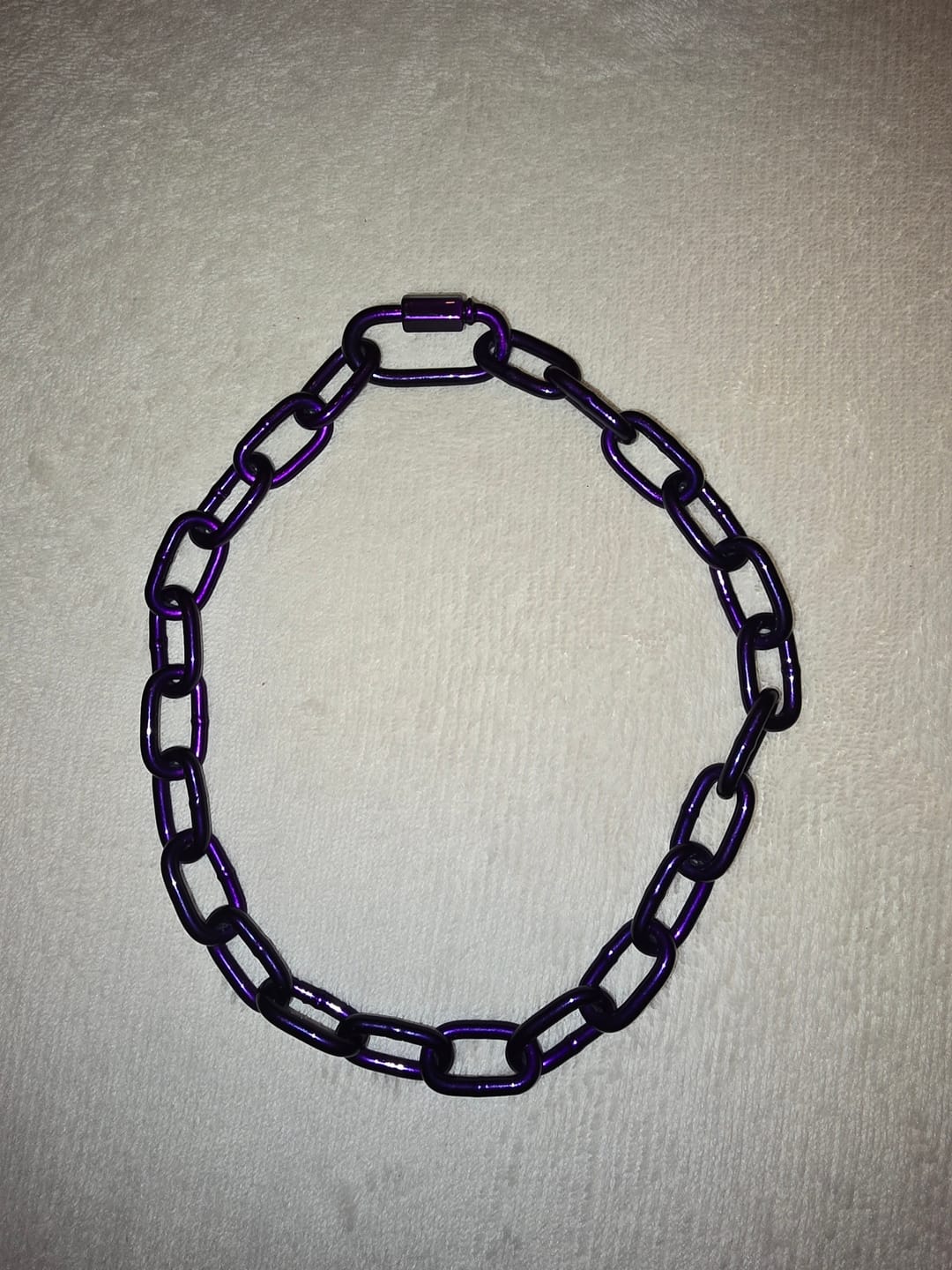 Customer photo review of Kurzgliedrige pulverbeschichtete Kette