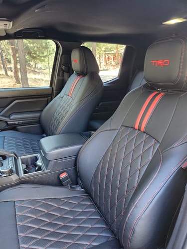 Customer photo review of Premium Custom-Fit Seat Covers