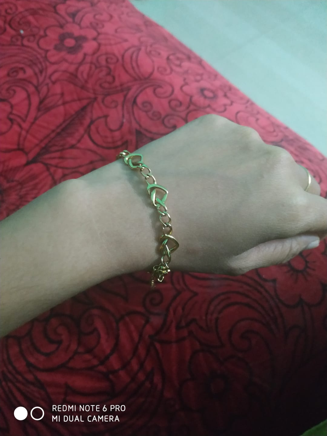 Customer photo review of Tied in Love Bracelet