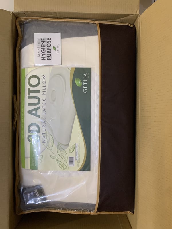 Customer photo review of Getha 3D Auto Latex Pillow