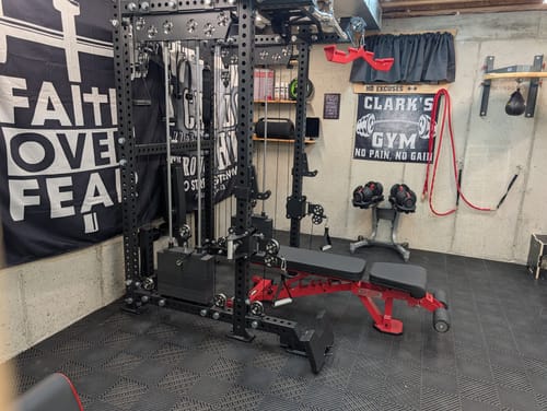 Customer photo review of Blazzed HD1 Squat Rack Functional Trainer