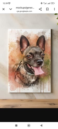 Customer photo review of Vuestra foto como obra de arte – con vista previa en vivo, como póster o lienzo