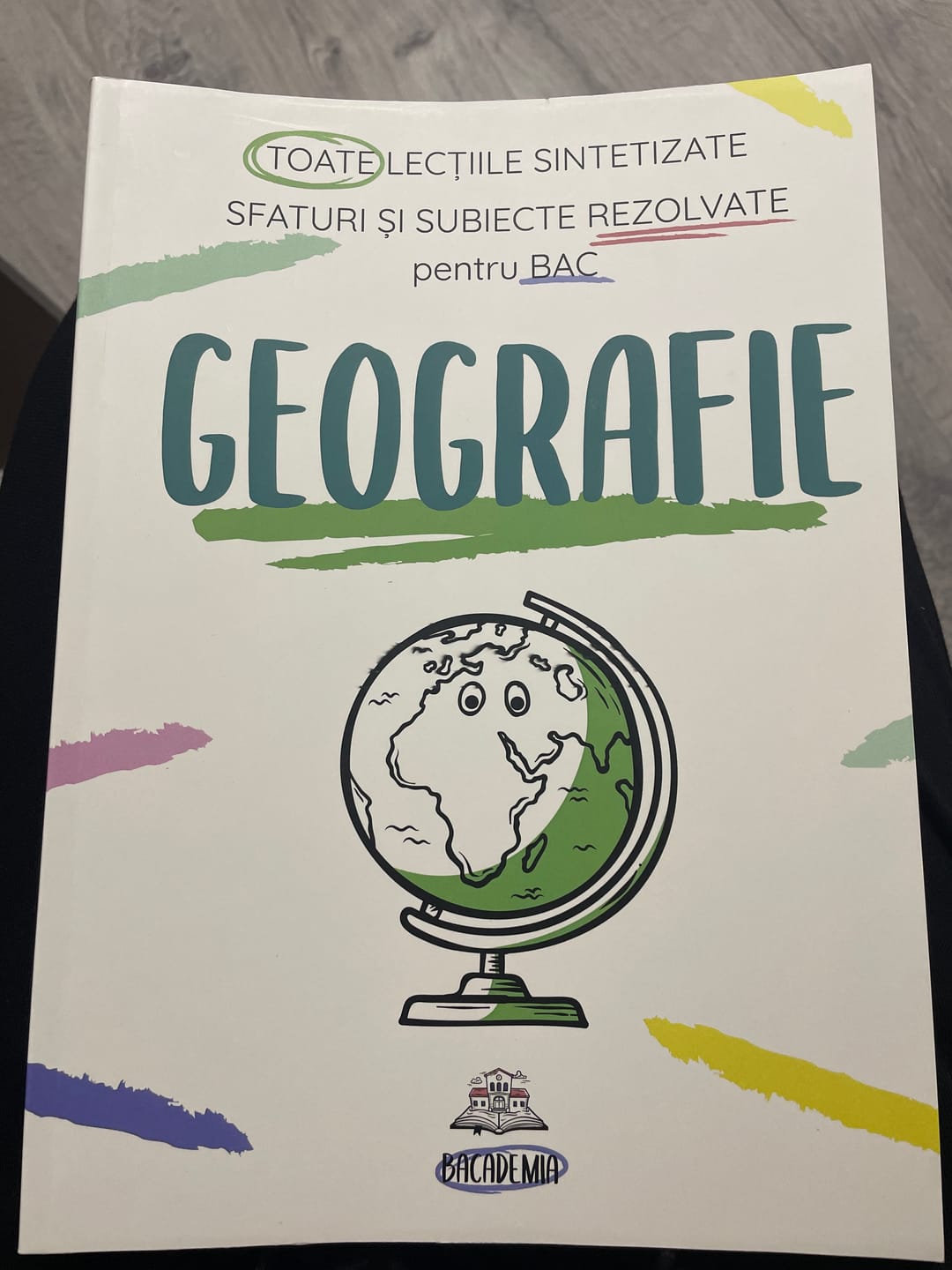 Customer photo review of Carte Geografie Bacalaureat Bacademia