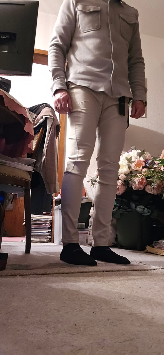 Customer photo review of Sand Slim Fit Chino