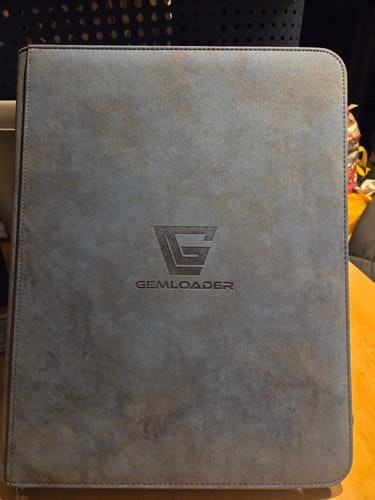Customer photo review of Gemloader Premium 3''X4'' toploader fit collector's binder [216 pockets 3X3]