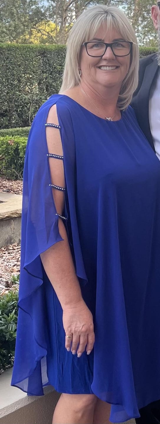 Customer photo review of Una Royal Evening Dress