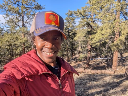 Customer photo review of OVERLORD X Peanuts: Franklin Trucker Cap