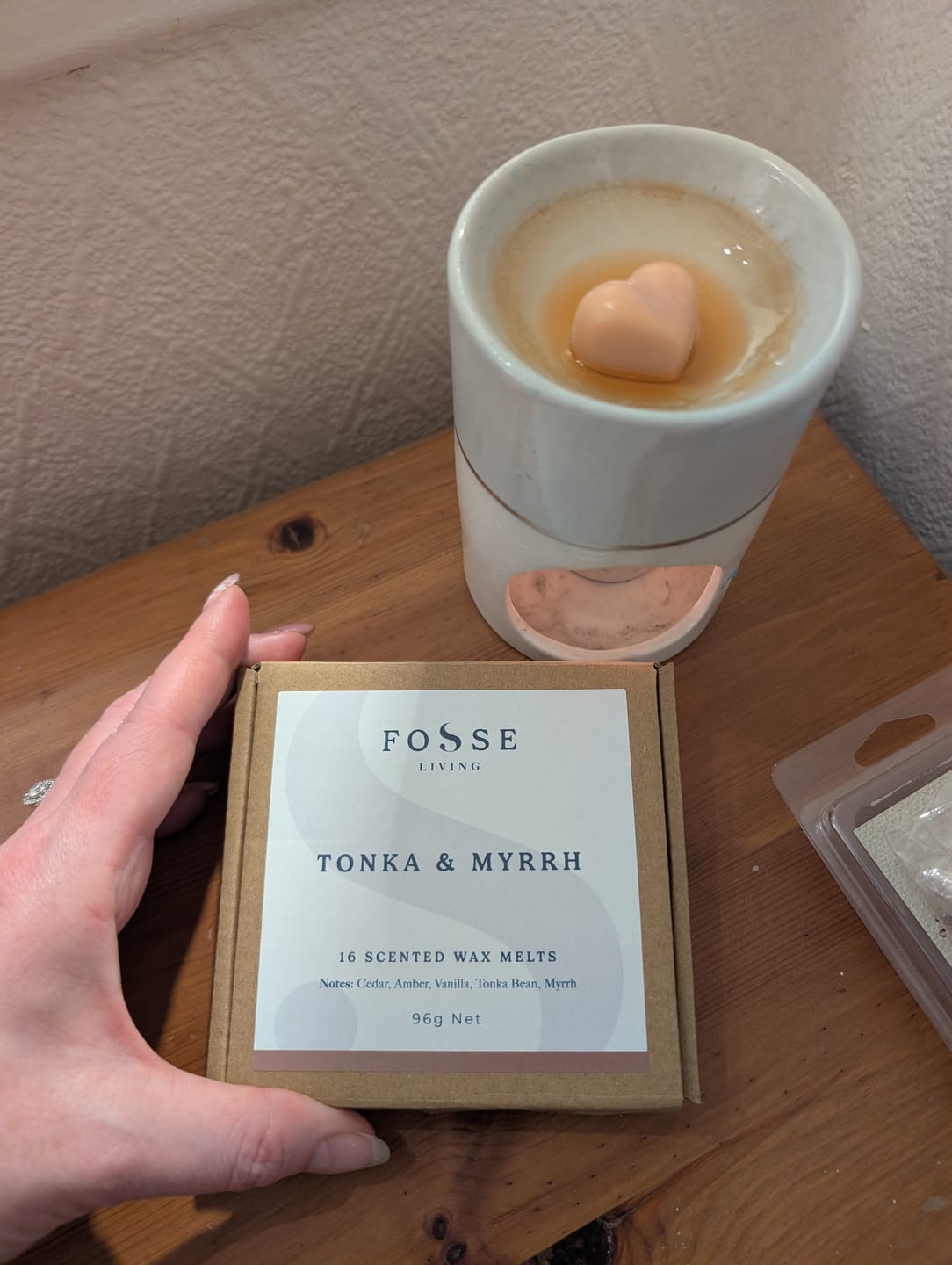 Customer photo review of Tonka and Myrrh Wax Melts - 16 Pack