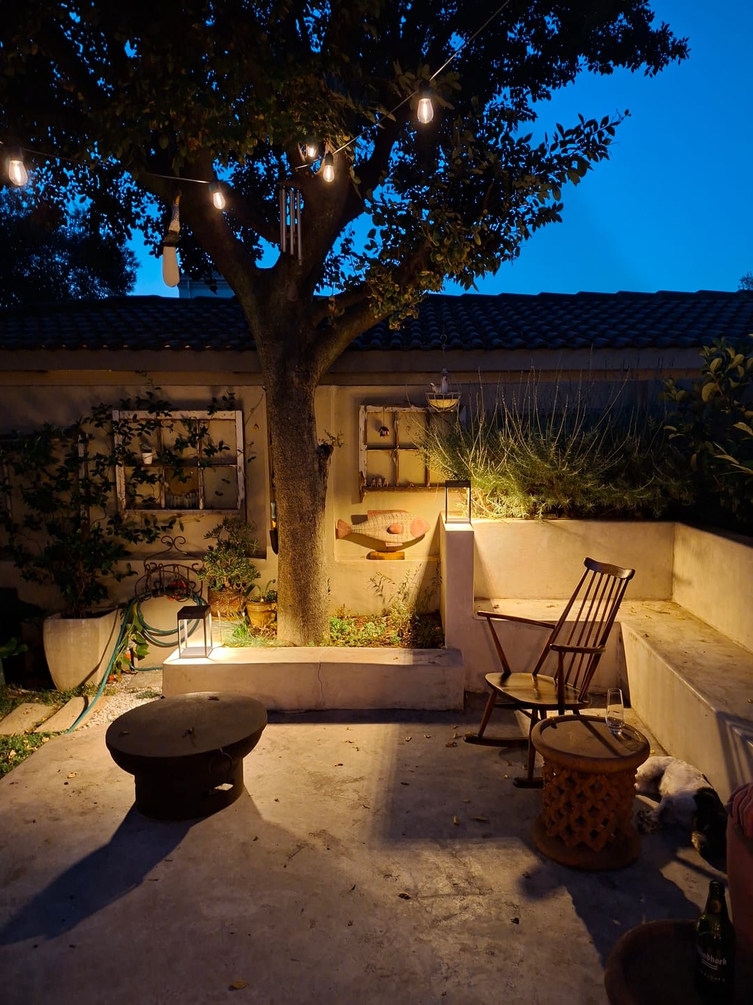 Customer photo review of Luxury Metal Solar Lantern