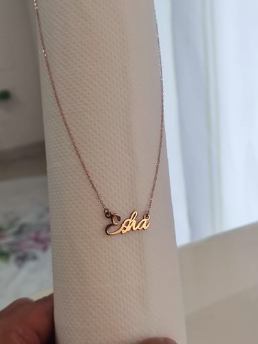 Customer photo review of Collana Nome