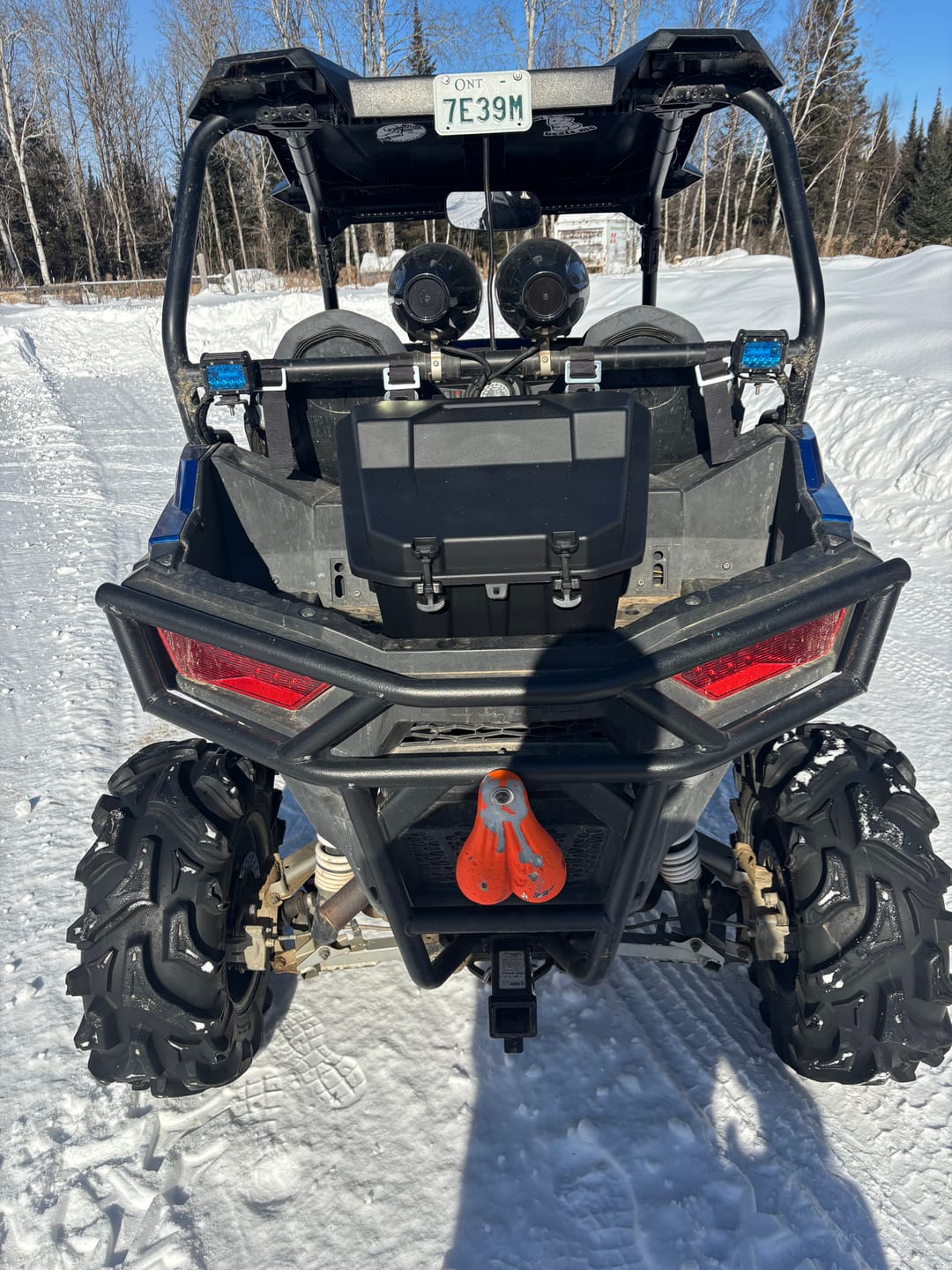 Customer photo review of Black Cargo Box for Polaris RZR XP 1000/4 1000 (2014-2023)
