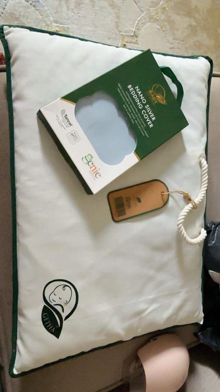 Customer photo review of Getha 100% Natural Latex Baby Pillow