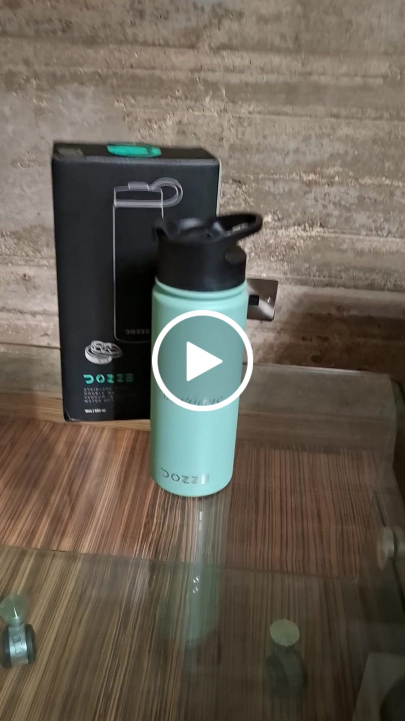 Customer video review of DOZZE Cruiser Water Bottle
