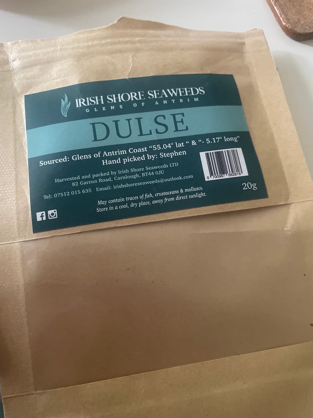 Customer photo review of Dulse | Irish Shore Seaweeds