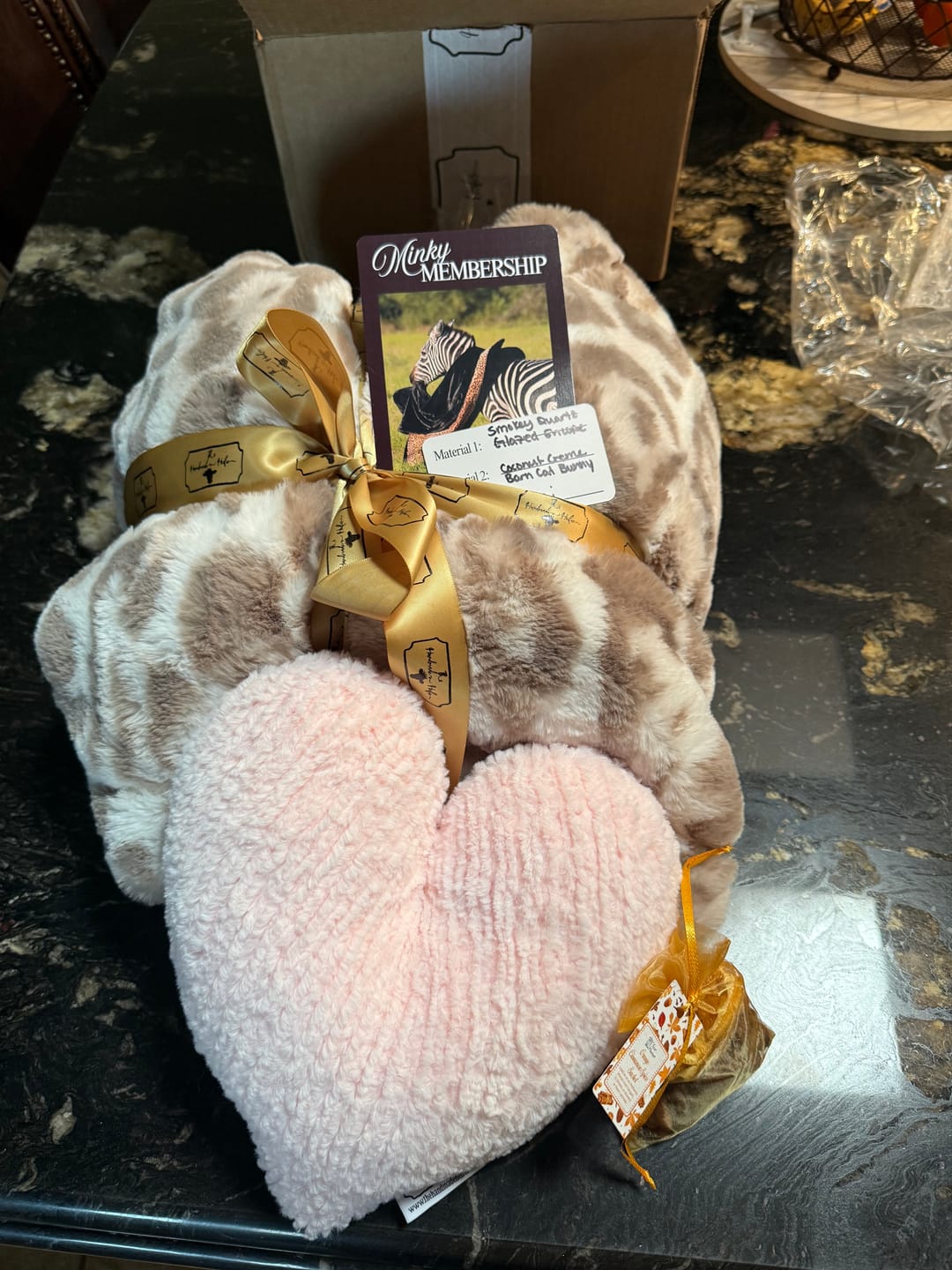 Customer photo review of Travel Size Blanket Subscription